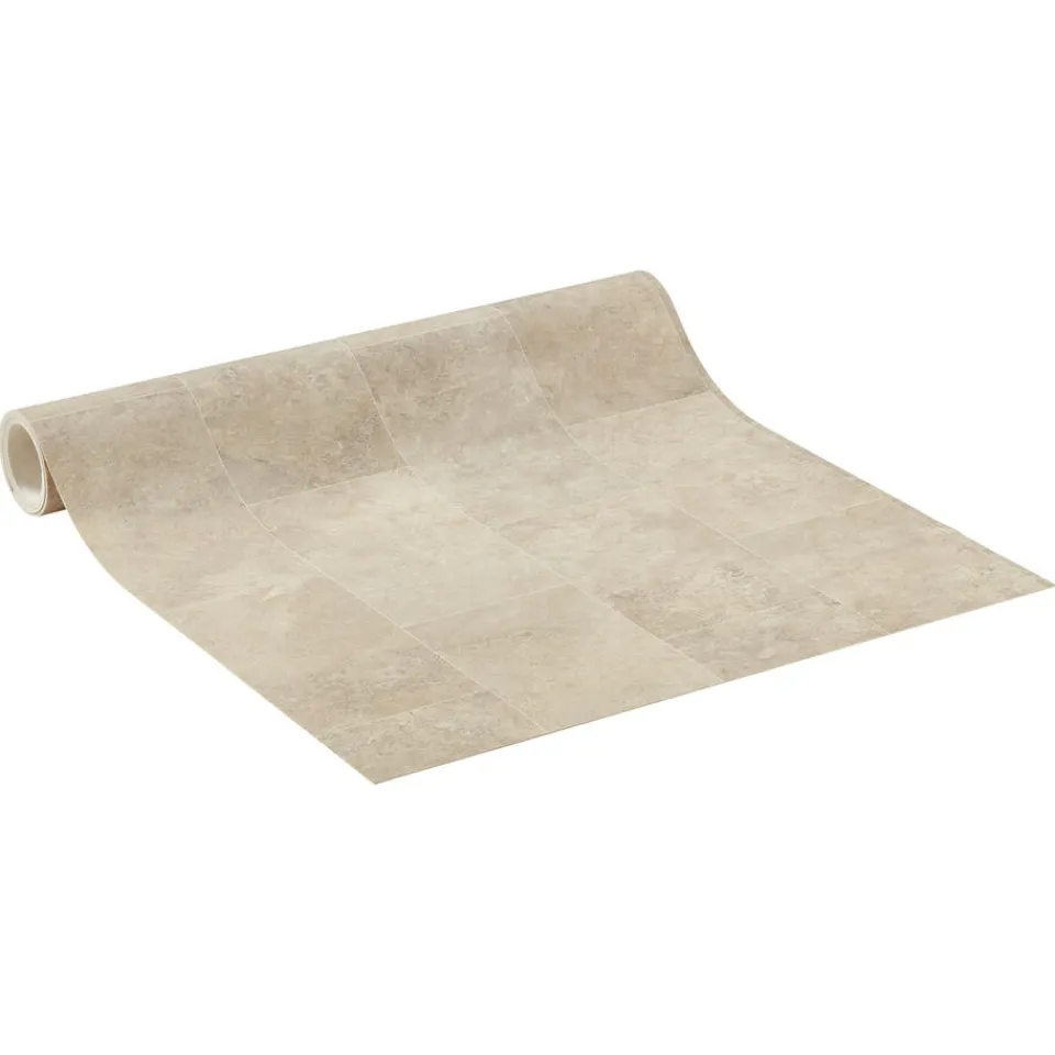 Kwantum Vinyl Vloeren|Vinyl Travis Beige Tegellook