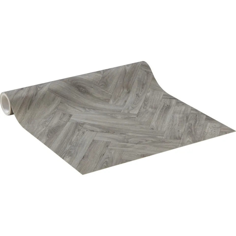 Kwantum Vinyl Vloeren|Vinyl Woodward Taupe Eiken Visgraat