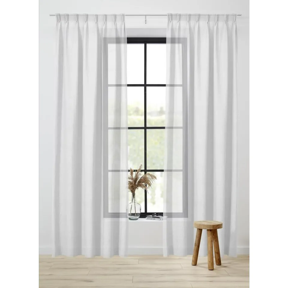Kwantum Vouwgordijnen|Vitrages|Vitrage Sien Off-white