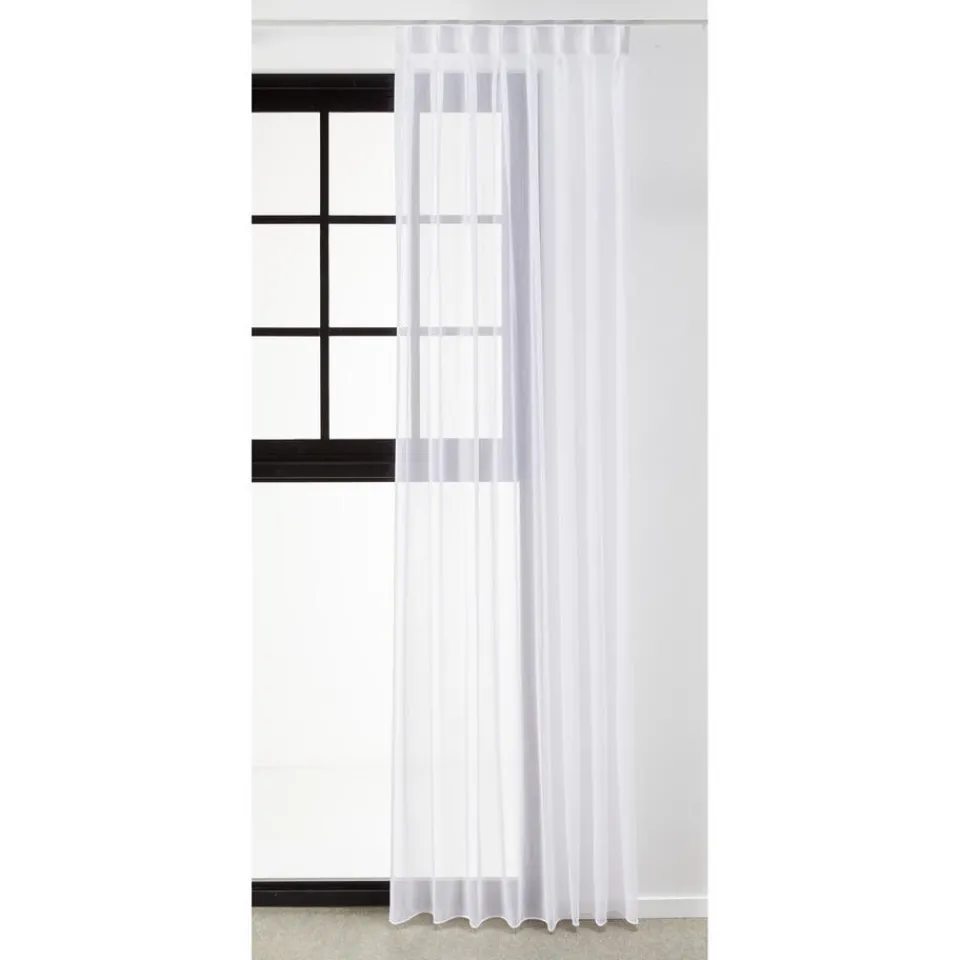 Kwantum Vitrages|Gordijnen|Vitrage Viola Wit 150 Cm