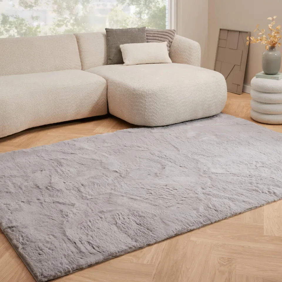 Kwantum Vloerkleden Kinderkamer|Ronde Vloerkleden|Vloerkleed Furley Grijs 160x230 Cm