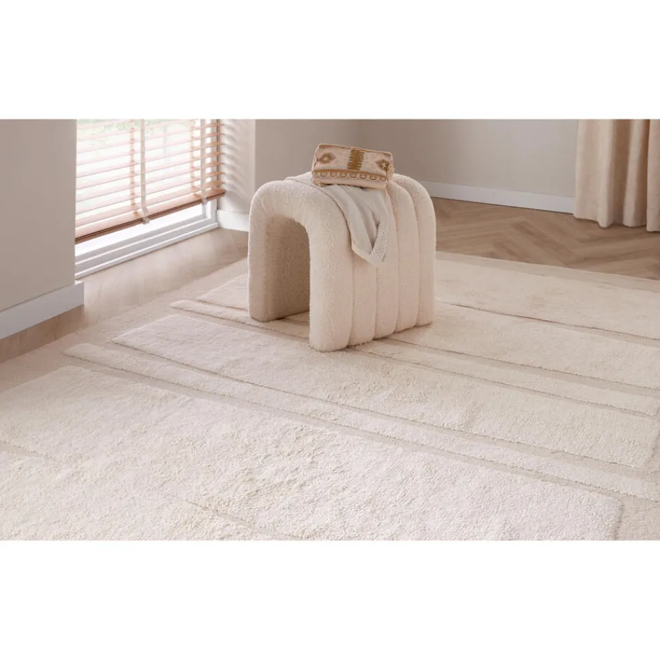 Kwantum Vloerkleden|Vloerkleden Woonkamer|Vloerkleed Metz 160x230 Cm Off-White