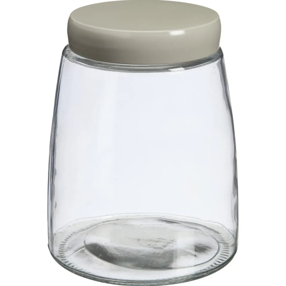 Kwantum Voorraadpotten & Blikken|Voorraadpot Glas Zand - 12,5x16 Cm 16 Cm