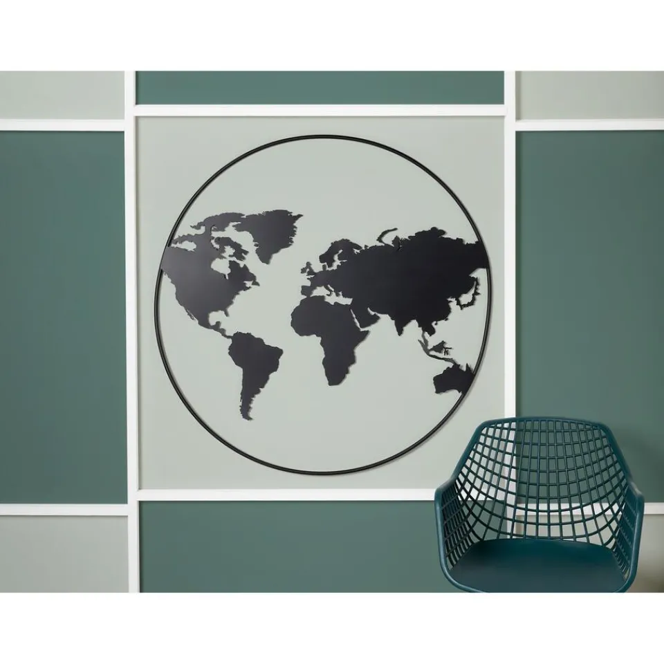 Kwantum Wanddecoratie|Wanddecoratie El Mundo Zwart