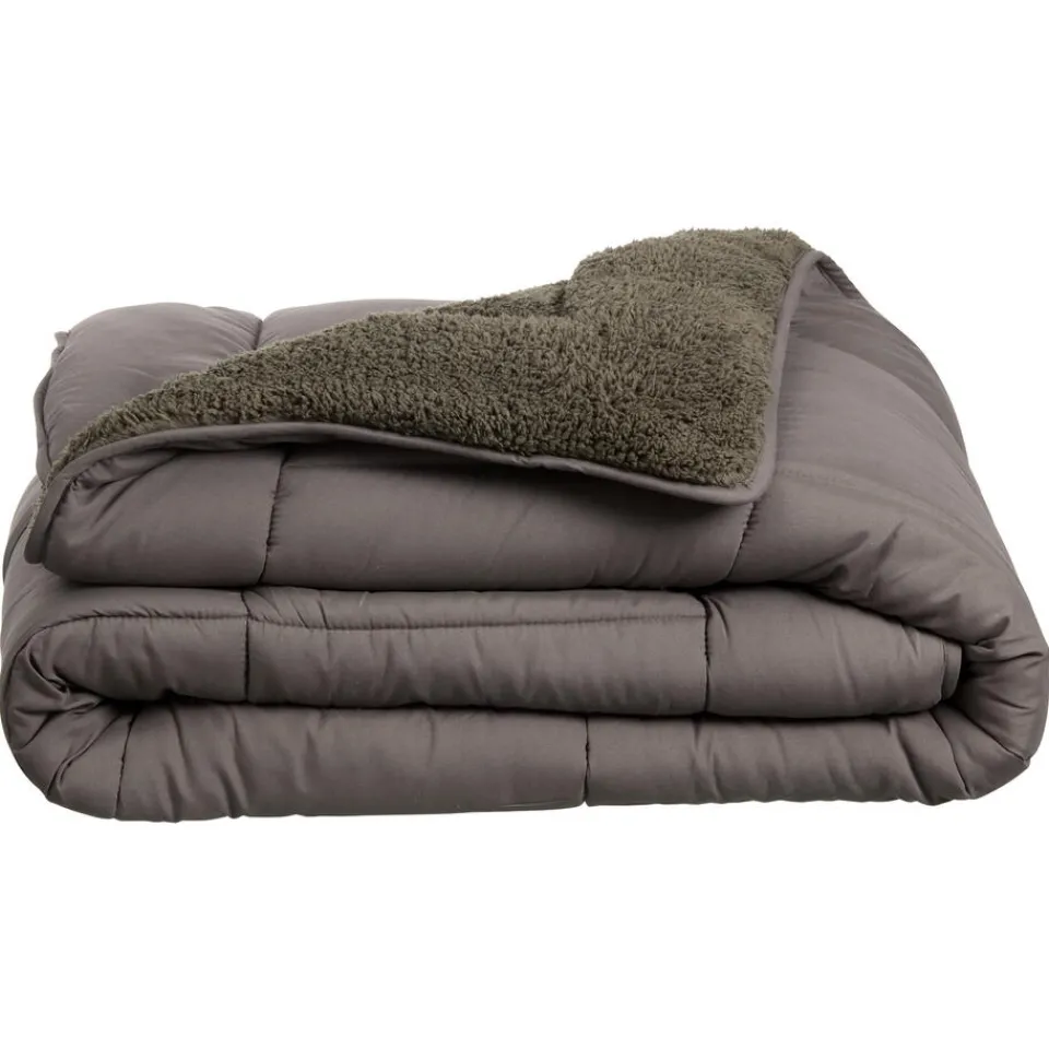 Kwantum Dekbedden|Beddengoed|Winterdekbed Teddy Antraciet 200x140 Cm